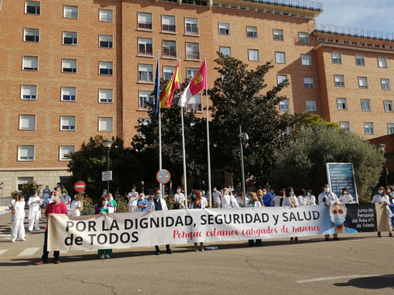 Los sanitarios del hospital de Toledo piden más seguridad para