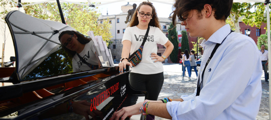 Toledo volverá a sacar los pianos a las calles del casco histórico. Fotos: Rebeca Arango.