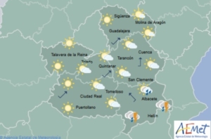 Previsiones de Aemet para hoy, 15 de agosto.