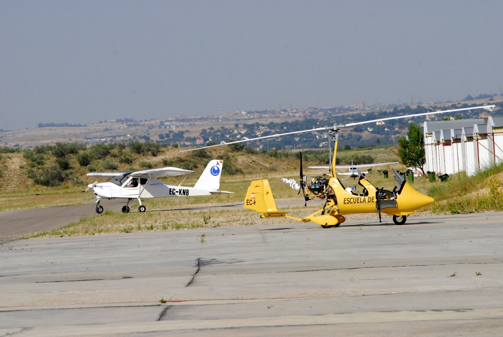 Imagen del aeródromo de Casarrubios del Monte (Toledo).