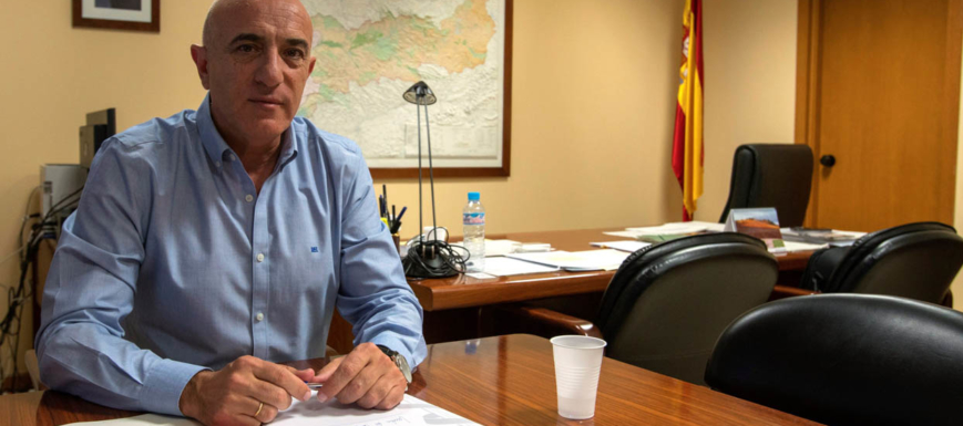 el presidente de la Confederación Hidrográfica del Guadiana (CHG), Samuel Moraleda.