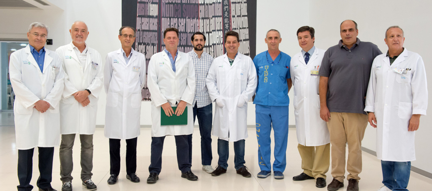 Parte del equipo de la Unidad del Dolor del Hospital Nacional de Parapléjicos, en Toledo.