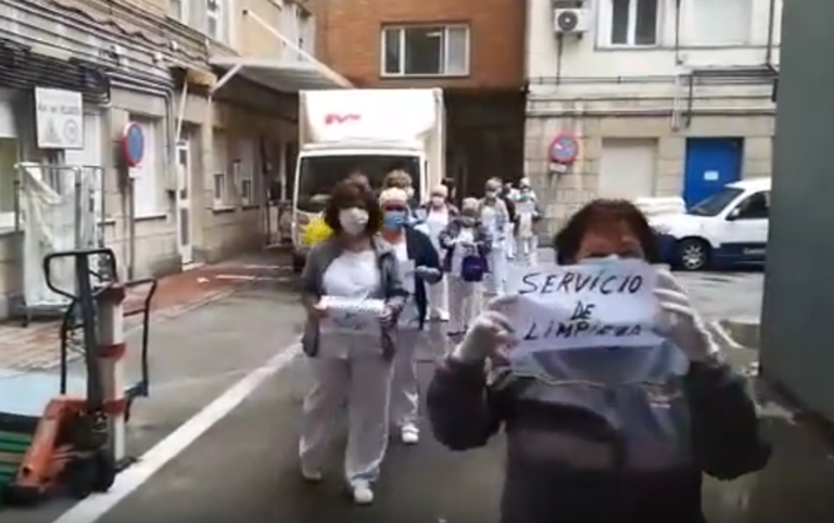 Vídeo: Trabajadoras De La Limpieza Del Hospital De Toledo Exigen Test ...