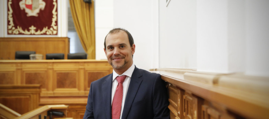 Pablo Bellido, presidente de las Cortes de Castilla-La Mancha.