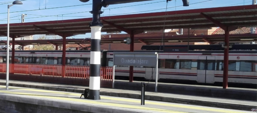 Estación de RENFE en Guadalajara