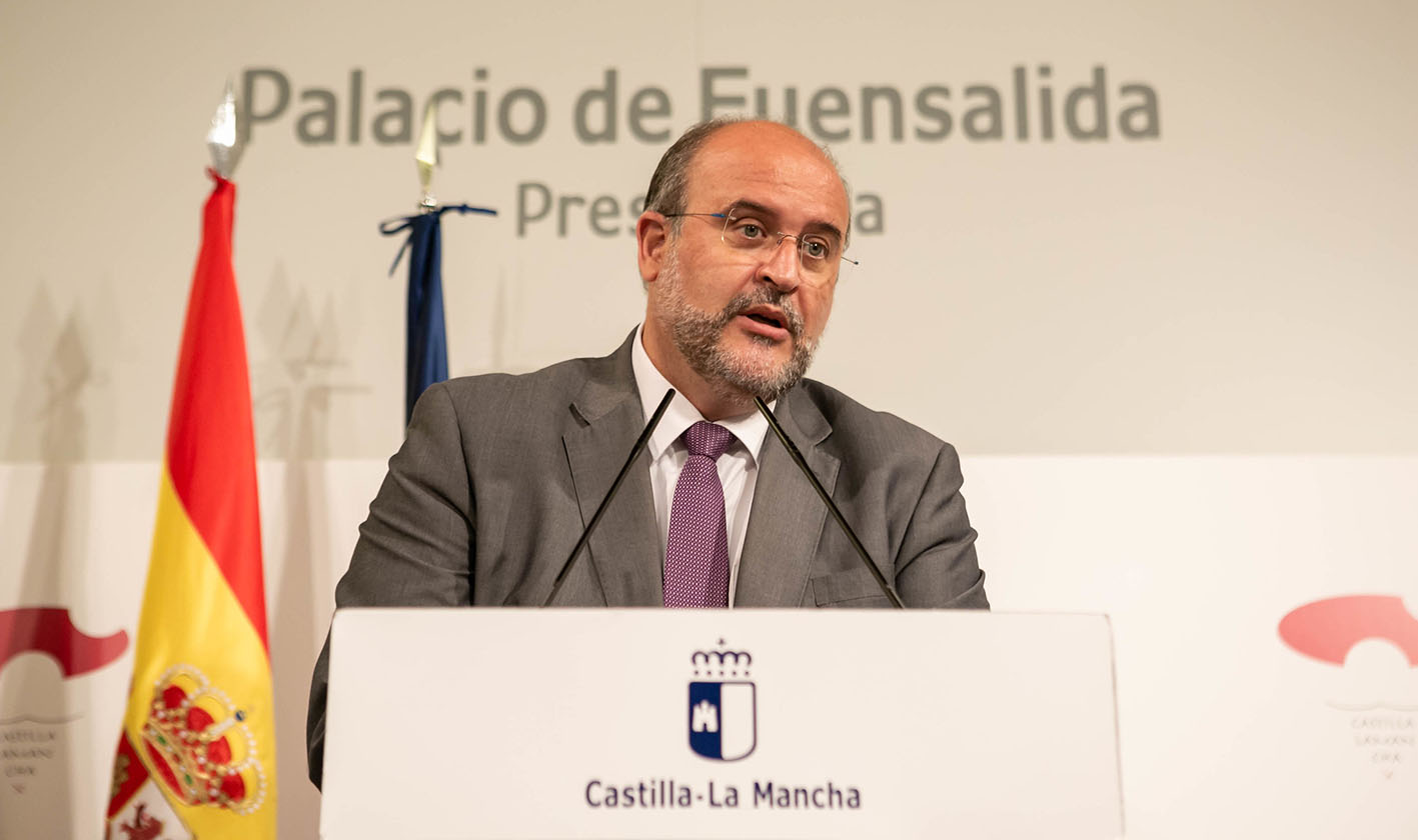 El vicepresidente de Castilla-La Mancha, José Luis Martínez Guijarro.