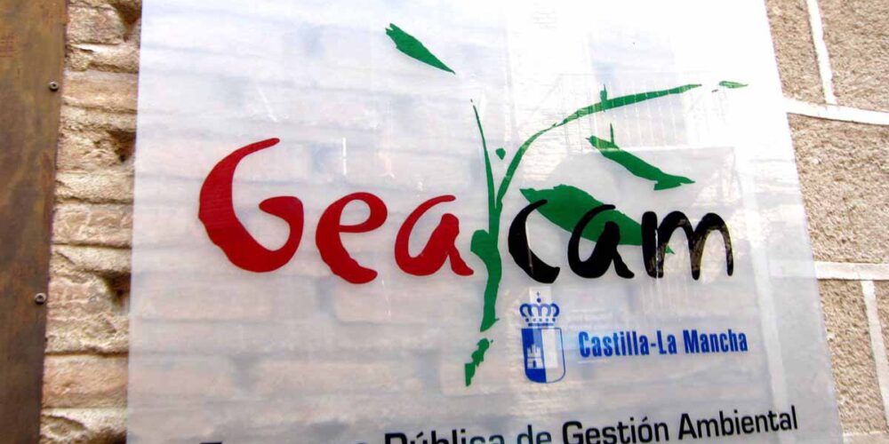 Cartel de la sede de Geacam