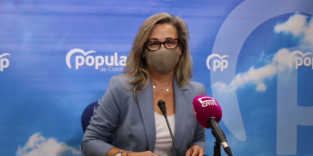 Lola Merino, portavoz del PP en las Cortes de Castilla-La Mancha.