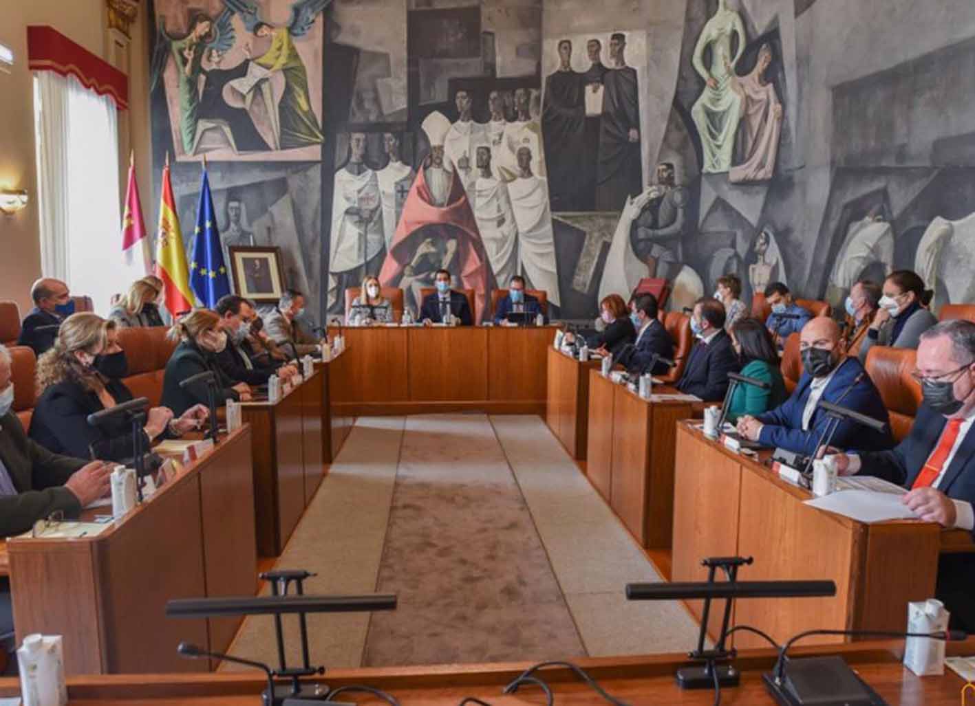 Pleno anterior de la Diputación de Ciudad Real.