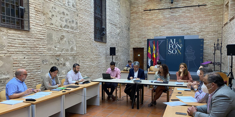 José Pablo Sabrido, concejal de Urbanismo, durante la Comisión celebrada en el Ayuntamiento de Toledo.