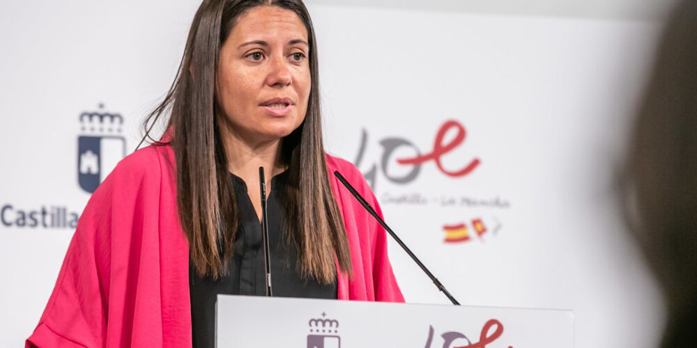 Bárbara García Torijano, durante la rueda de prensa.