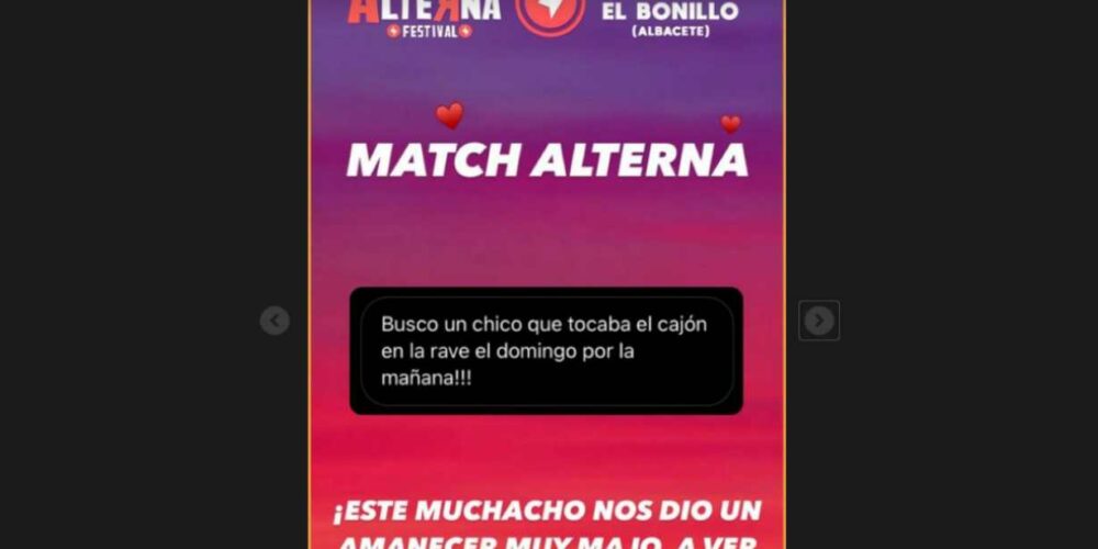 El "Match Alterna", la iniciativa que causa sensación en Instagram.