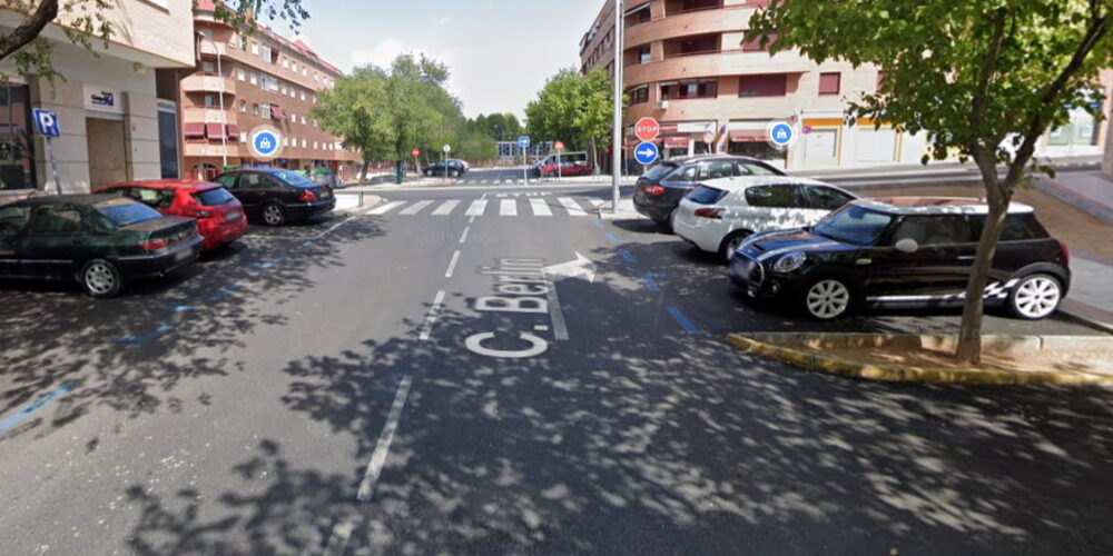 Imagen de la calle Berlín, en Toledo. Foto: Google Maps.