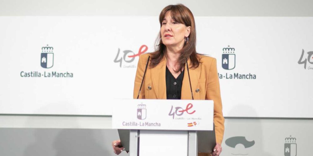 La portavoz del Gobierno y consejera Igualdad, Blanca Fernández.