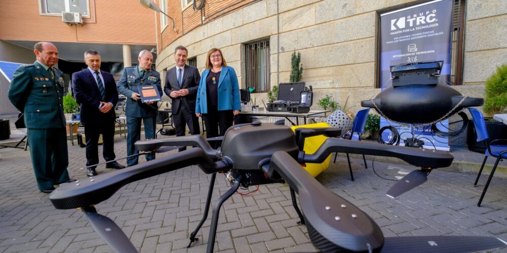 Presentación de prototipos para mejorar la labor del instituto armado en el medio rural, en Albacete. EFE/ Manu.