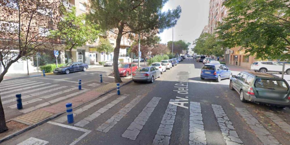 Avenida Principe Felipe, en Talavera, no exactamente el punto del atropello.