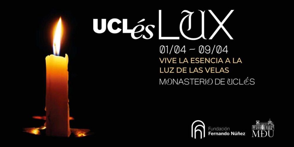 Uclés LUX, esta Semana Santa en el monasterio de la localidad conquense.