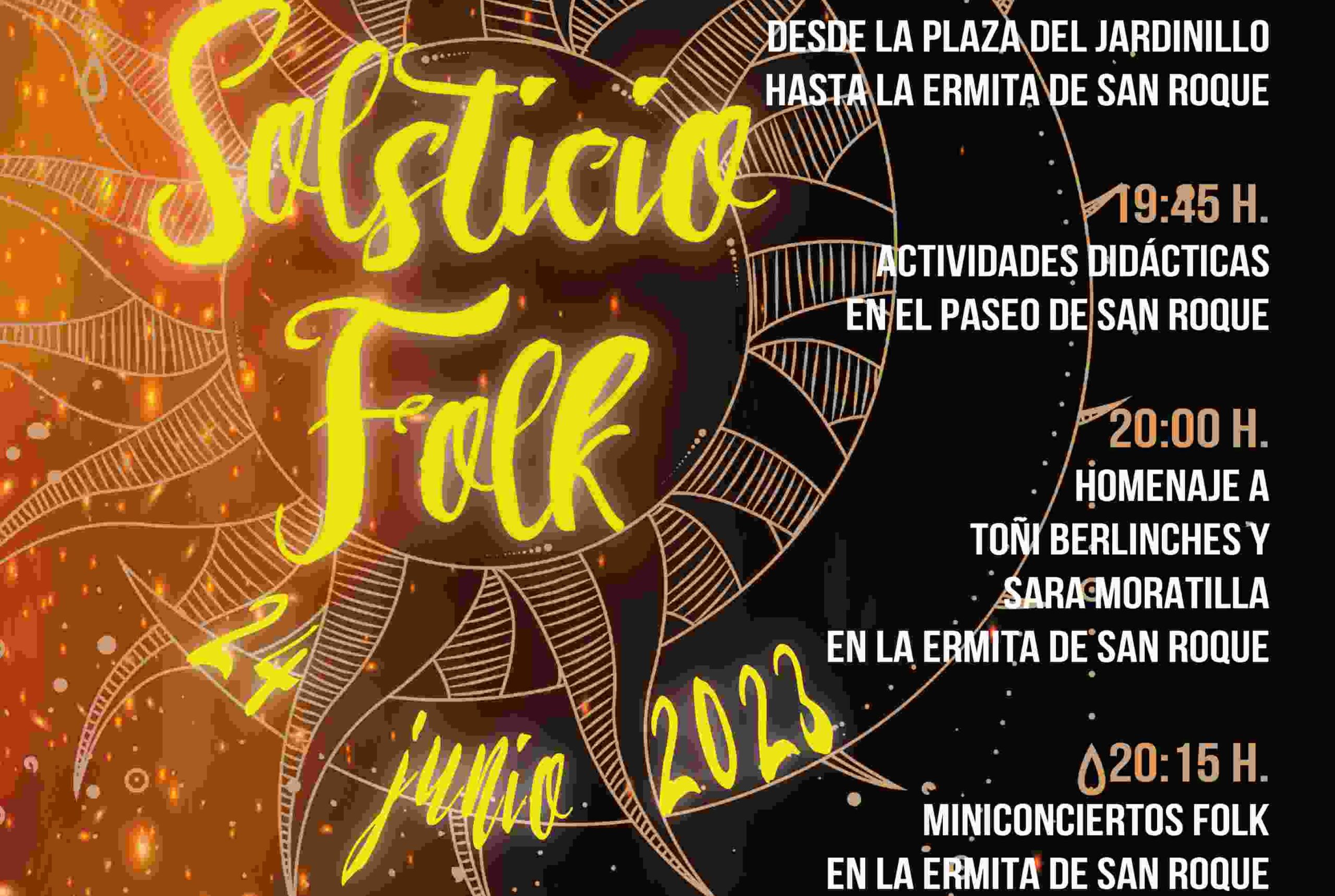 Cartel Solsticio Folk 2023