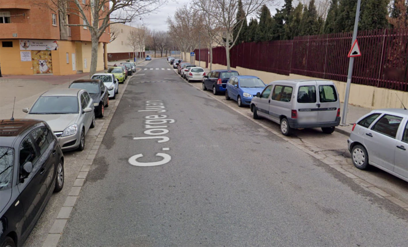 Calle Jorge Juan, en Albacete. Foto: Google Maps.