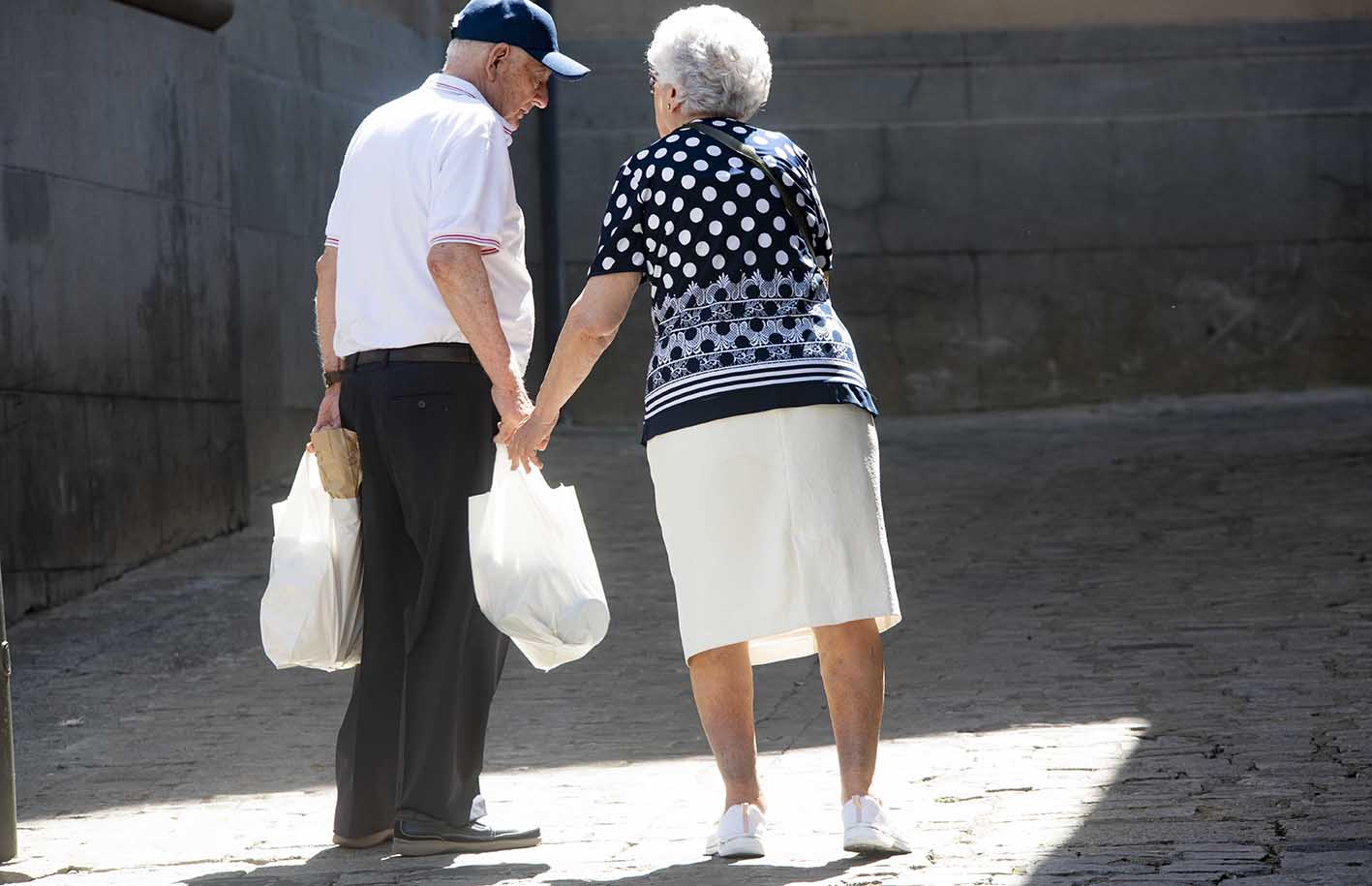 Personas mayores en Toledo