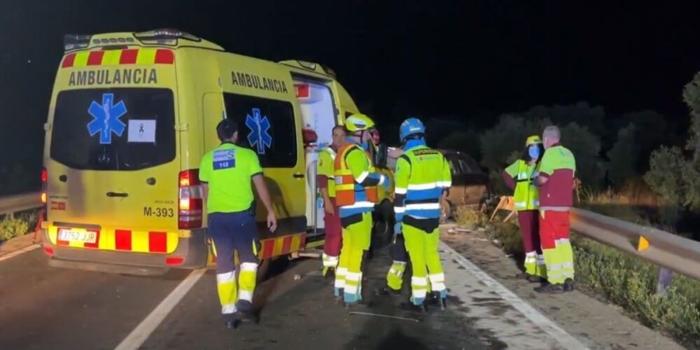 Accidente en los Santos de la Humosa. Imagen Europa Press