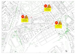 Corte de Tráfico en Arrabal del Agua