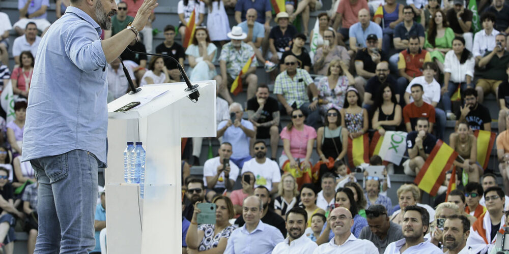 Abascal, en Guadalajara. Foto: EFE/ Pepe Zamora.