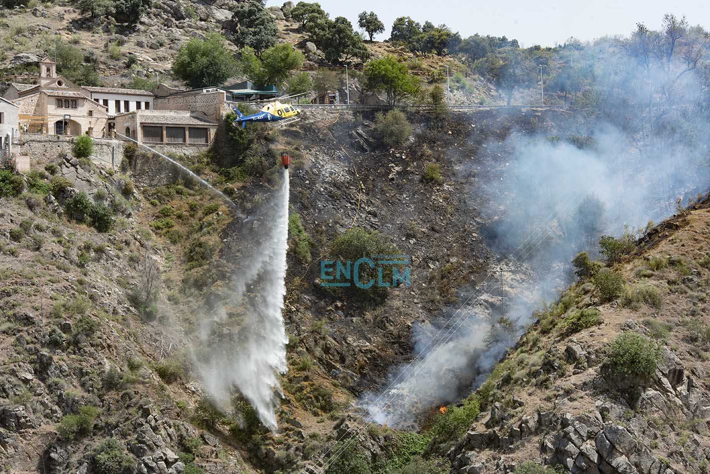 Incendio en el Valle de Toledo