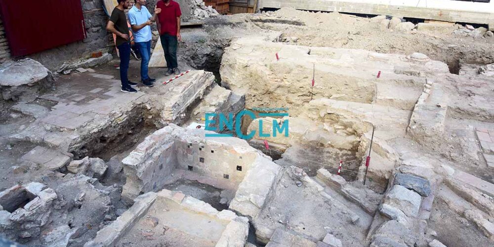 Plaza situada en el Corral de Don Diego, en Toledo, donde se están realizando las excavaciones. Foto: Rebeca Arango.