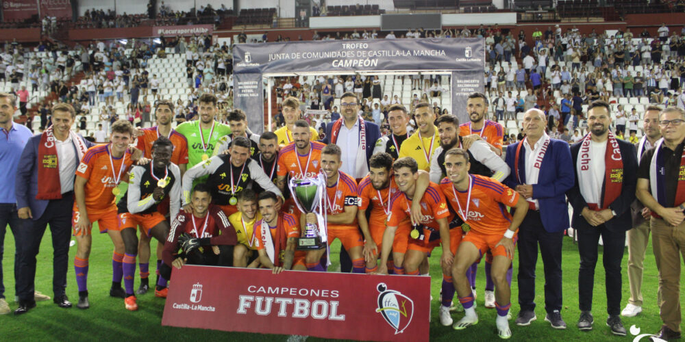 El Albacete, ganador del Trofeo de la Junta. Foto: FFCM.