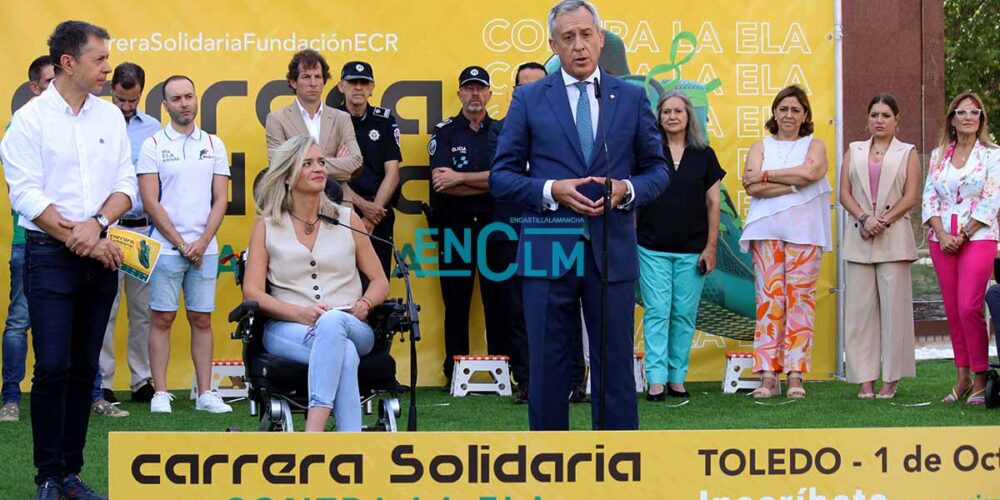 Presentación de la IX Carrera Solidaria de Eurocaja Rural, esta vez contra la ELA. Foto: Sara M. Trevejo.