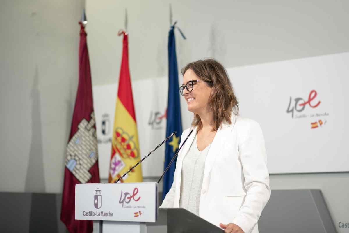 La portavoz del Gobierno de Castilla-La Mancha, Esther Padilla.