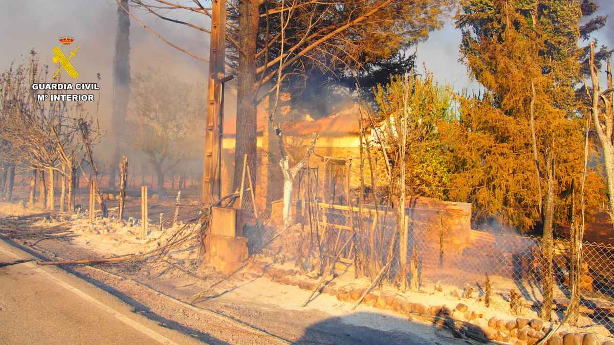 Incendio de Valdepeñas de la Sierra