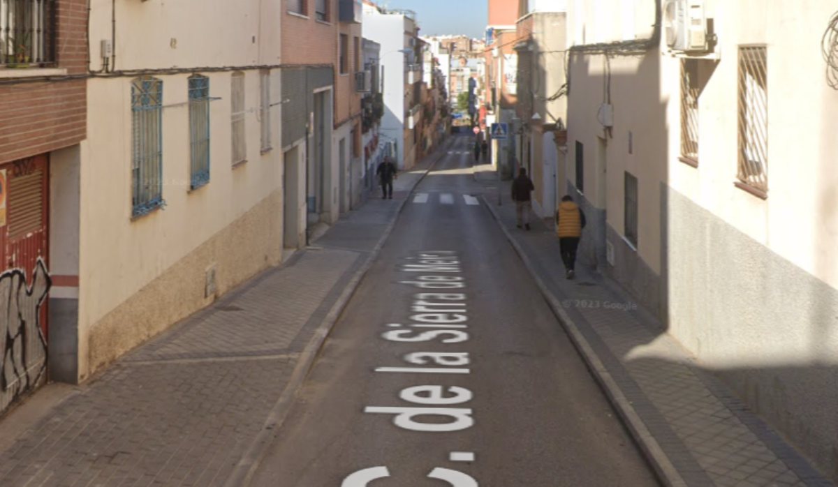 Calle Sierra de Meira, en Madrid.