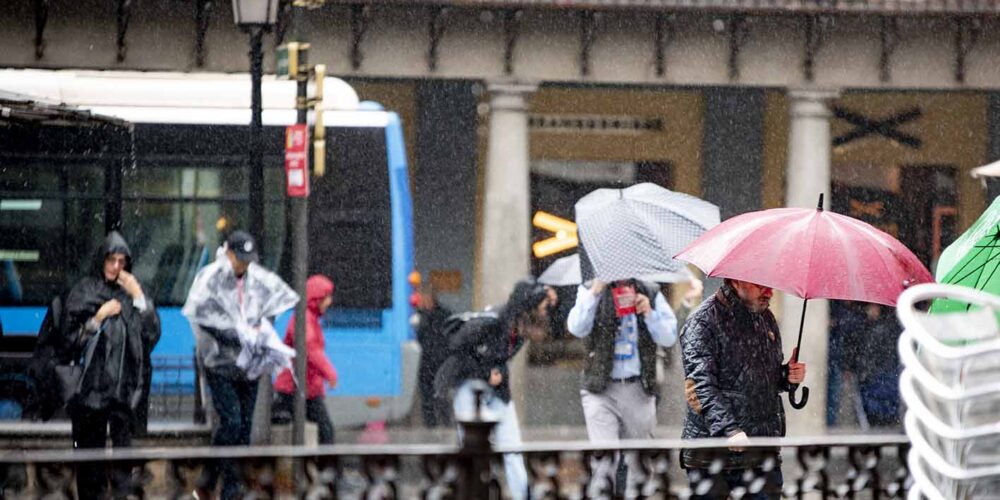 Imagen de viento y lluvias. Foto: Rebeca Arango.