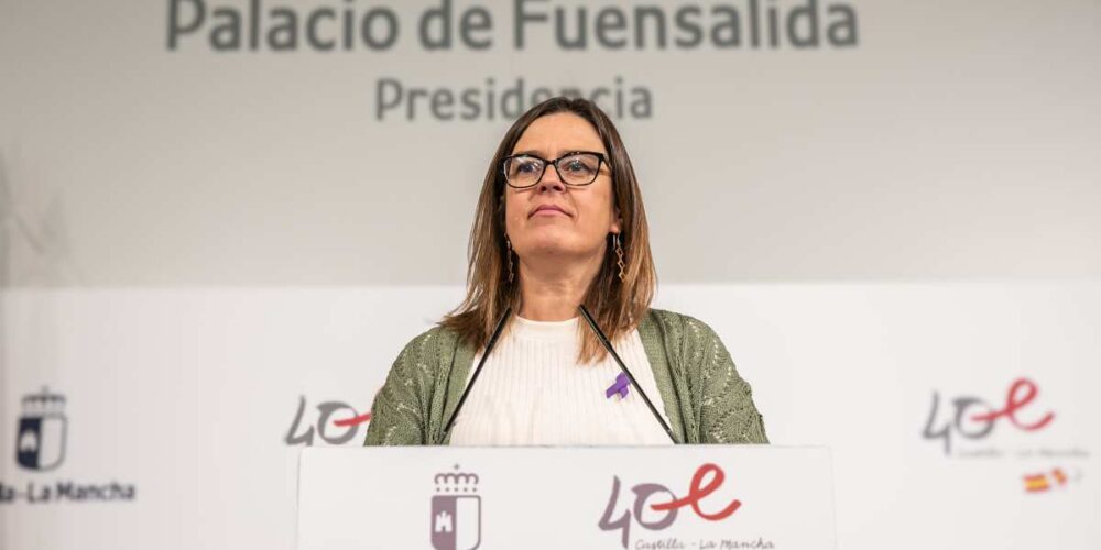 La consejera portavoz del Gobierno de Castilla-La Mancha, Esther Padilla.