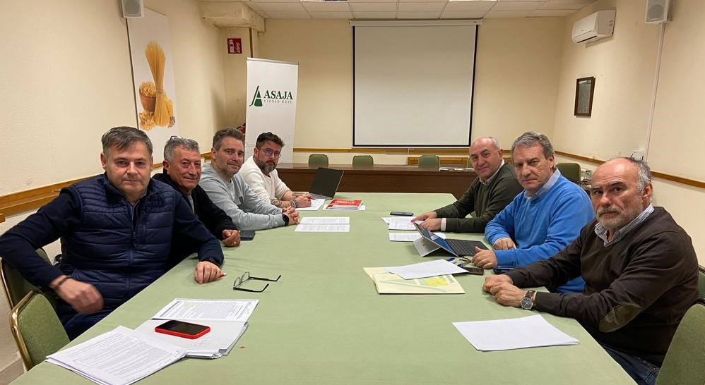 Firma del convenio del campo entre Asaja, CCOO y UGT.