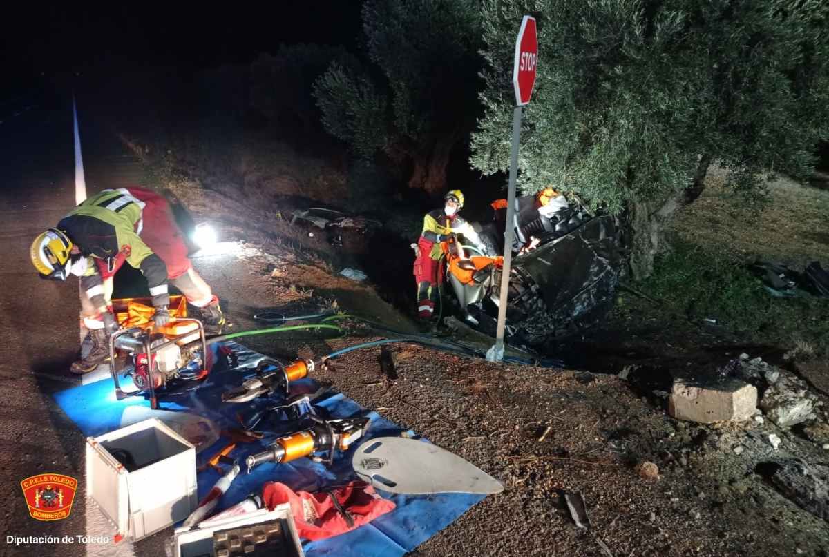 Accidente de tráfico en Mora