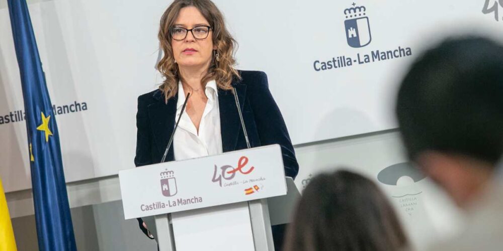 La consejera portavoz del Gobierno de Castilla-La Mancha, Esther Padilla.