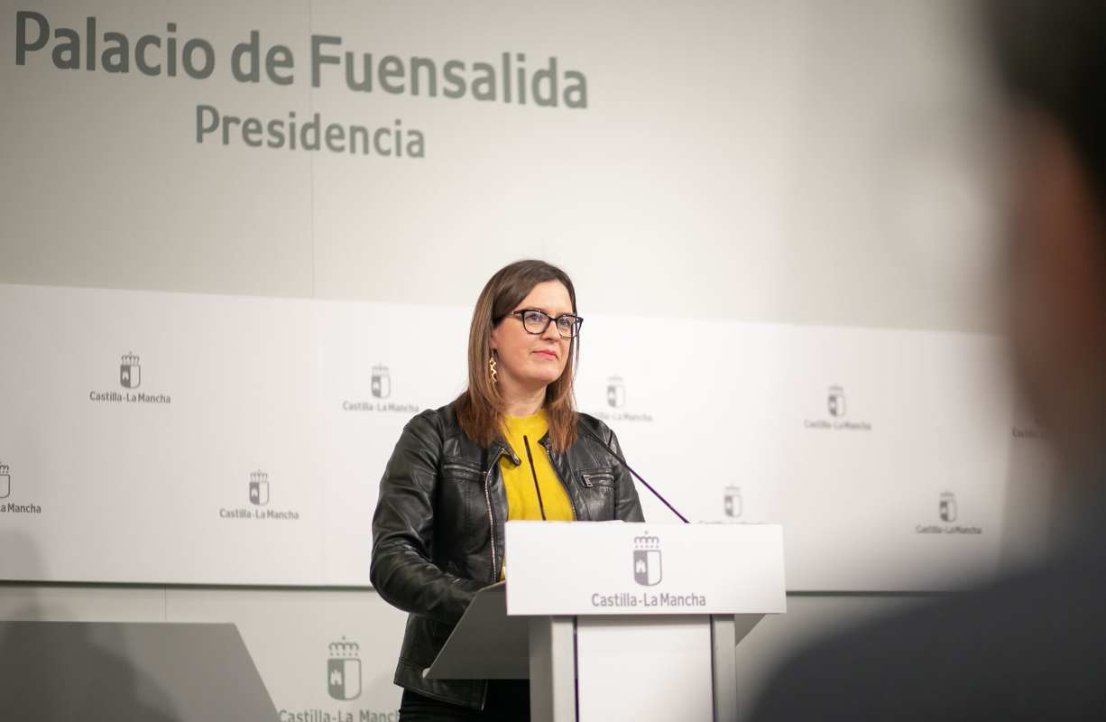 La consejera portavoz del Gobierno de Castilla-La Mancha, Esther Padilla.