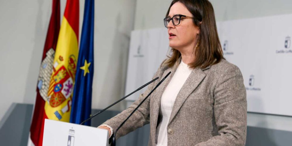 La consejera portavoz del Gobierno de Castilla-La Mancha, Esther Padilla.