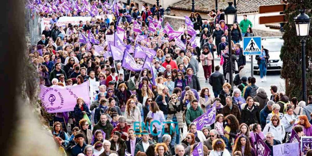 Manifestación del 8M en Toledo. Foto: Rebeca Arango.