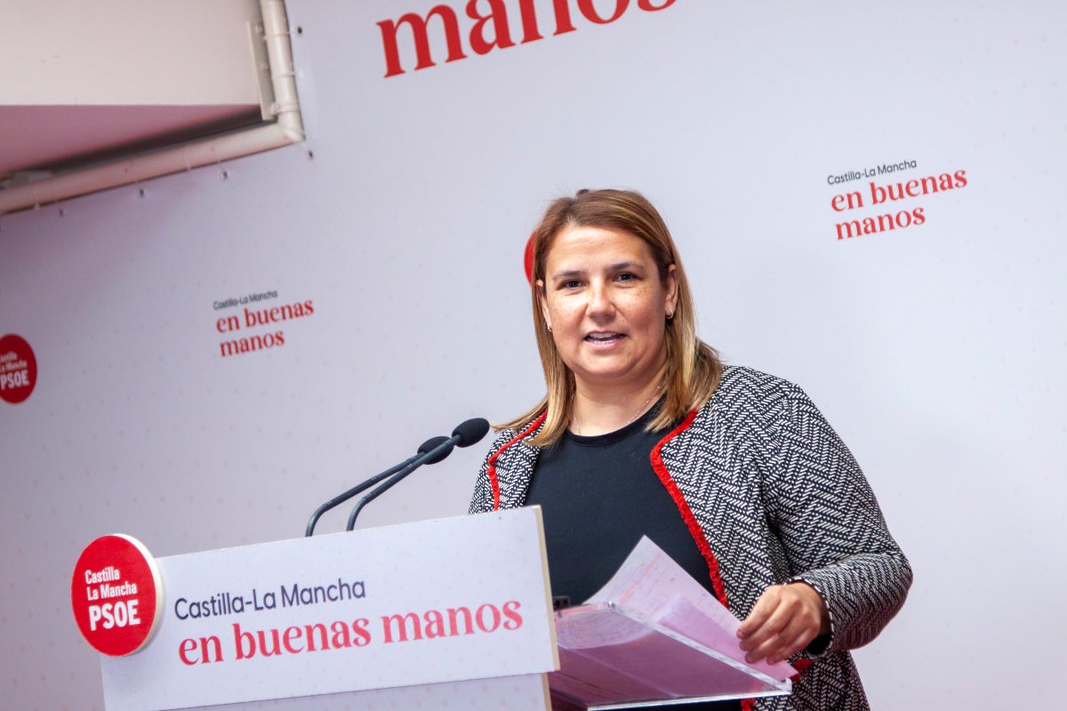 La presidenta de la Ejecutiva provincial del PSOE de Toledo, Tita García Élez.