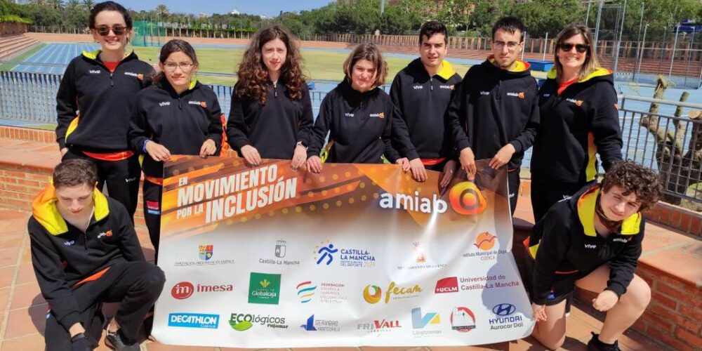 Integrantes del CD Amiab Cuenca que participaron en el Nacional de Feddi.