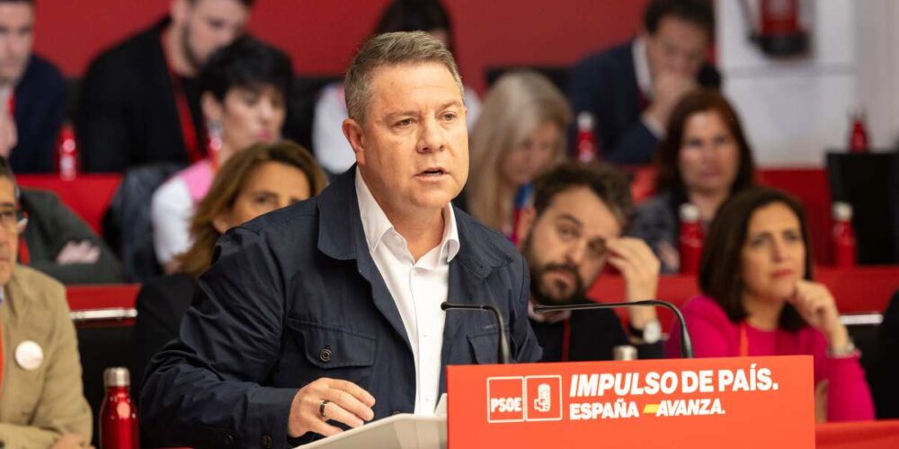 El presidente de Castilla-La Mancha y secretario general del PSOE de CLM, Emiliano García-Page.