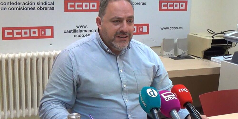 El secretario general de CCOO Toledo, Federico Pérez