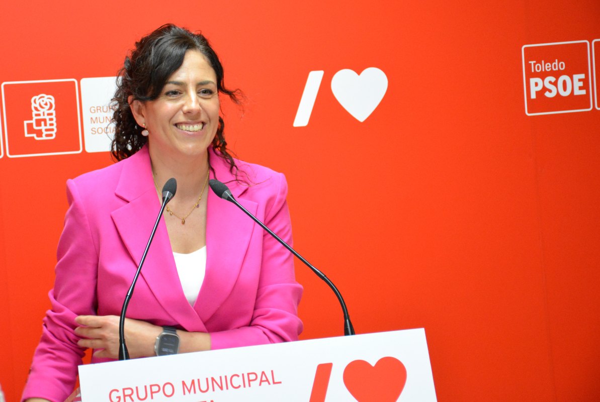 La portavoz del Grupo Municipal Socialista en el Ayuntamiento de Toledo, Noelia de la Cruz.