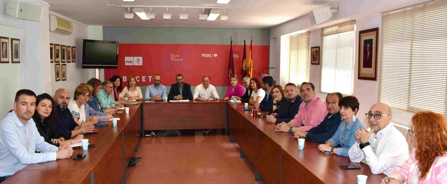 Reunión Grupo Parlamentario y Grupo Municipal PSOE