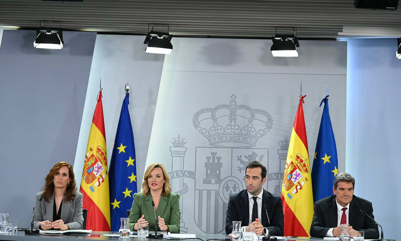 Rueda de prensa del Consejo de Ministros de este 14 de mayo.