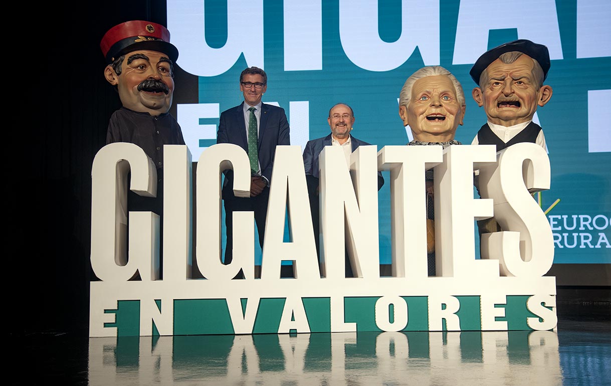 Presentación de la campaña de Eurocaja Rural, "Gigantes en valores".